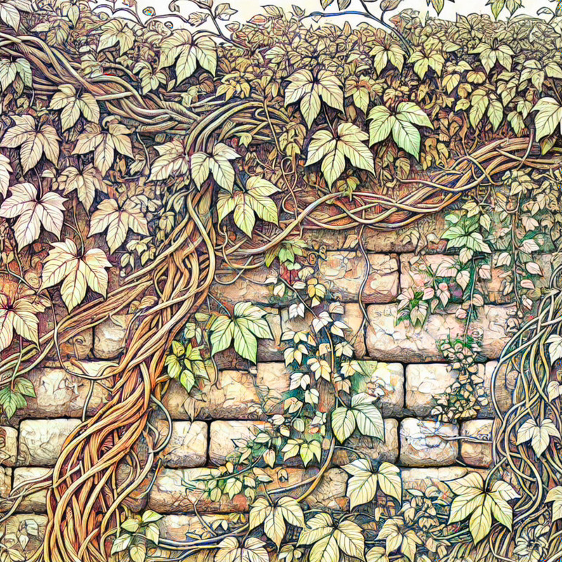 12. Ivy-Covered Wall