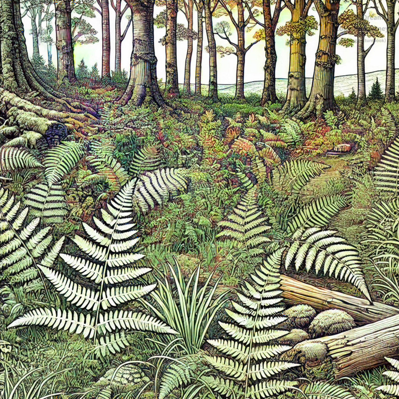 13. Fern and Moss Woodland