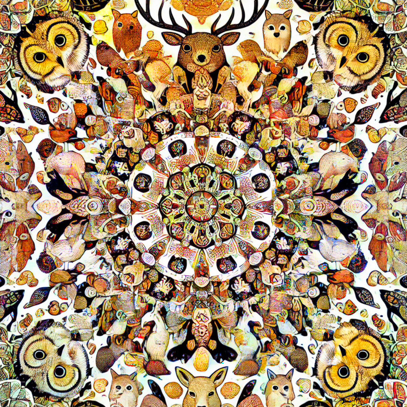 13. Forest Animals Kaleidoscope