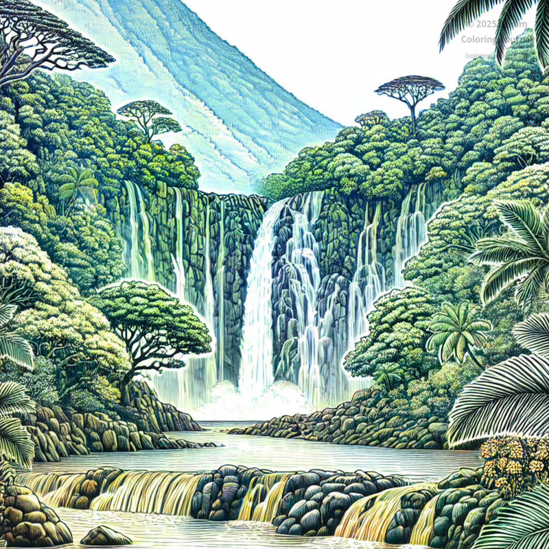 13. Wainibuka Falls in Taveuni