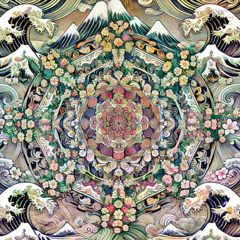 14. Ukiyo-e Style Kaleidoscope