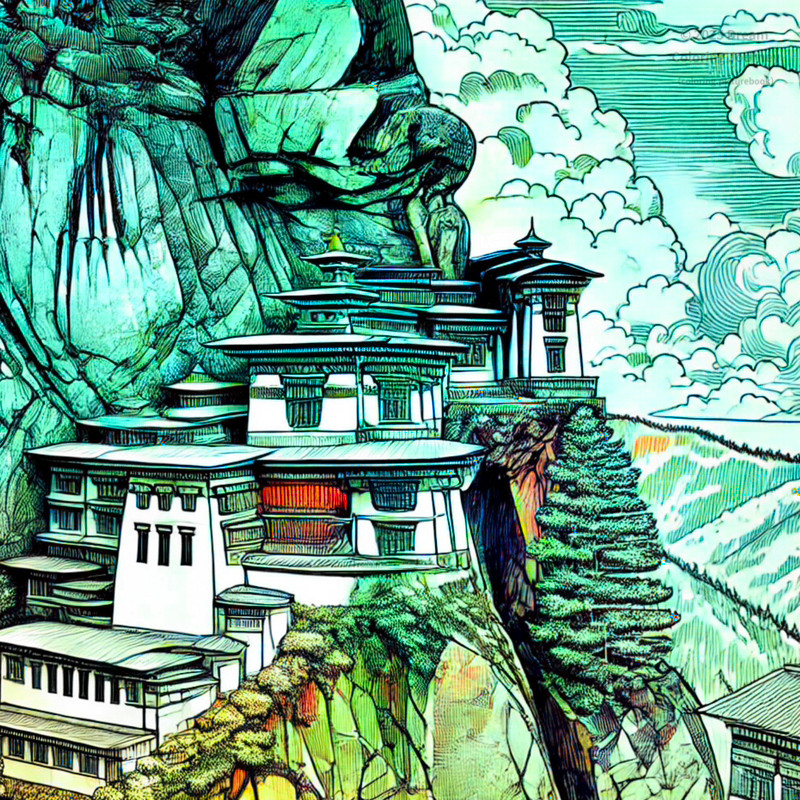 1. Taktsang Monastery (Tiger’s Nest)