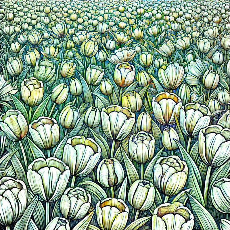 1. Tulip Field