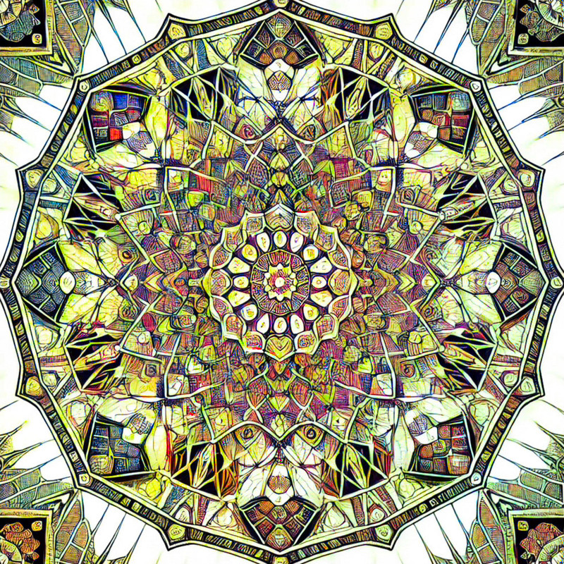 1. Geometric Pattern Kaleidoscope