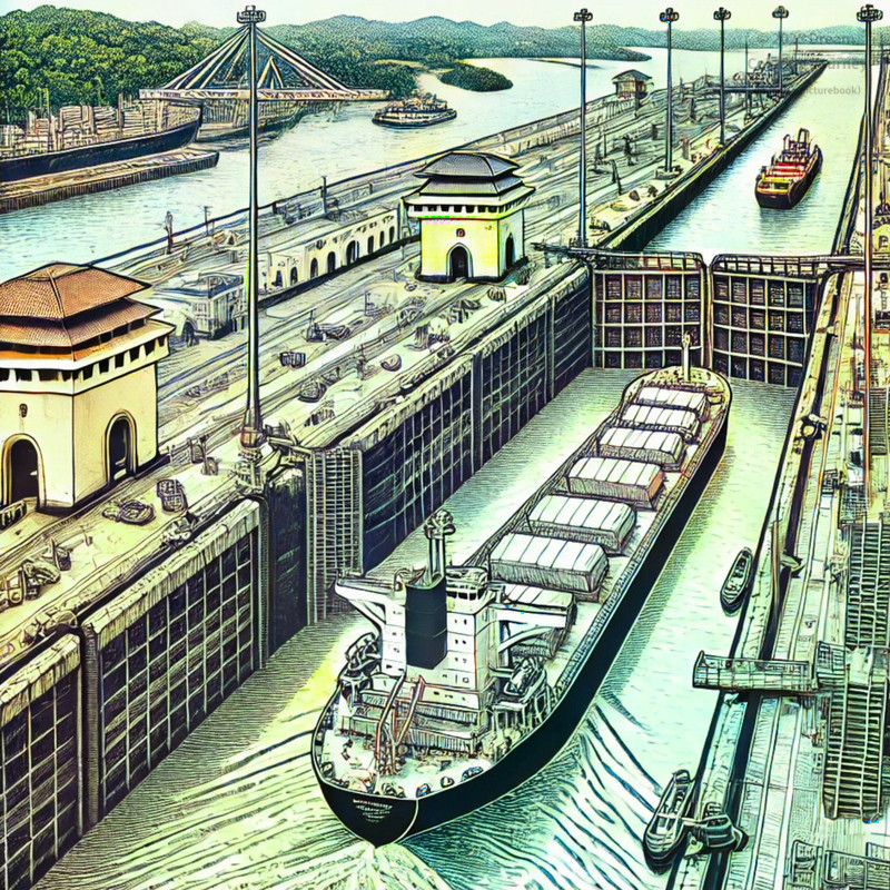 1. Panama Canal (Miraflores Locks)