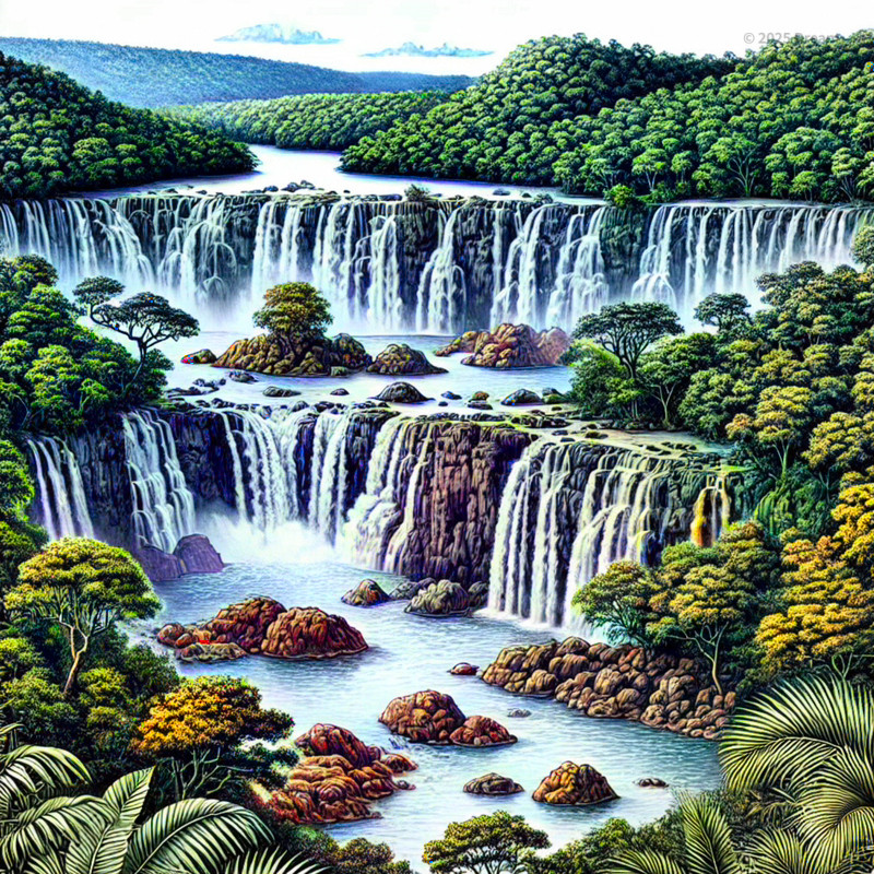 16. Damajagua Waterfalls