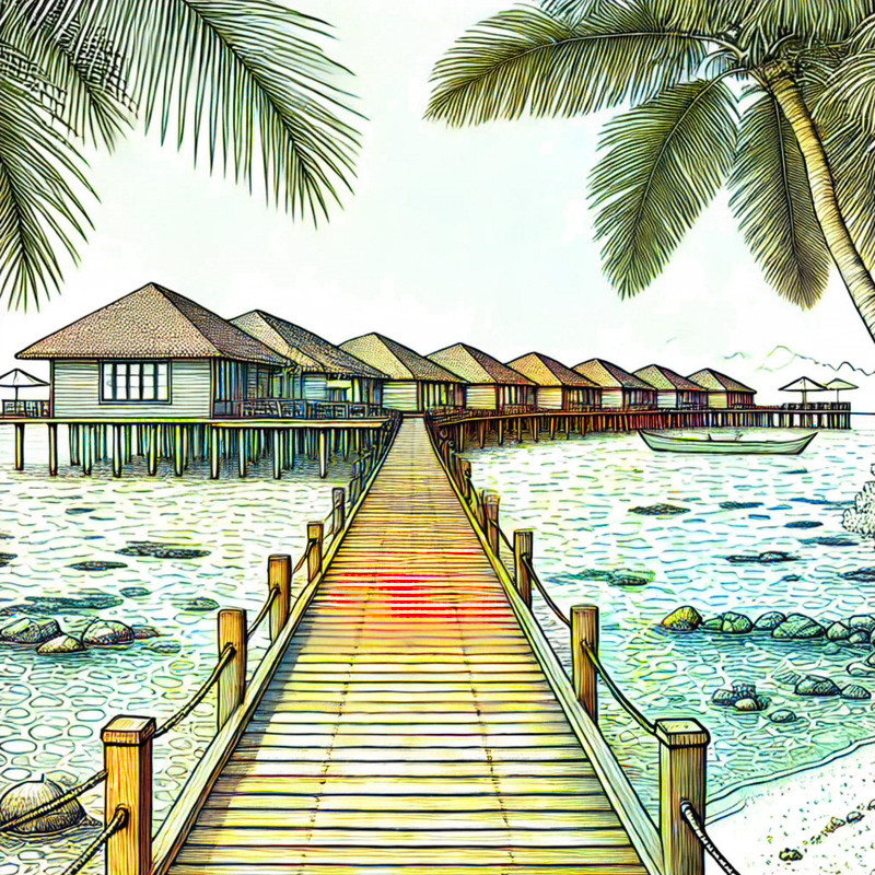 17. Fihalhohi Island Jetty