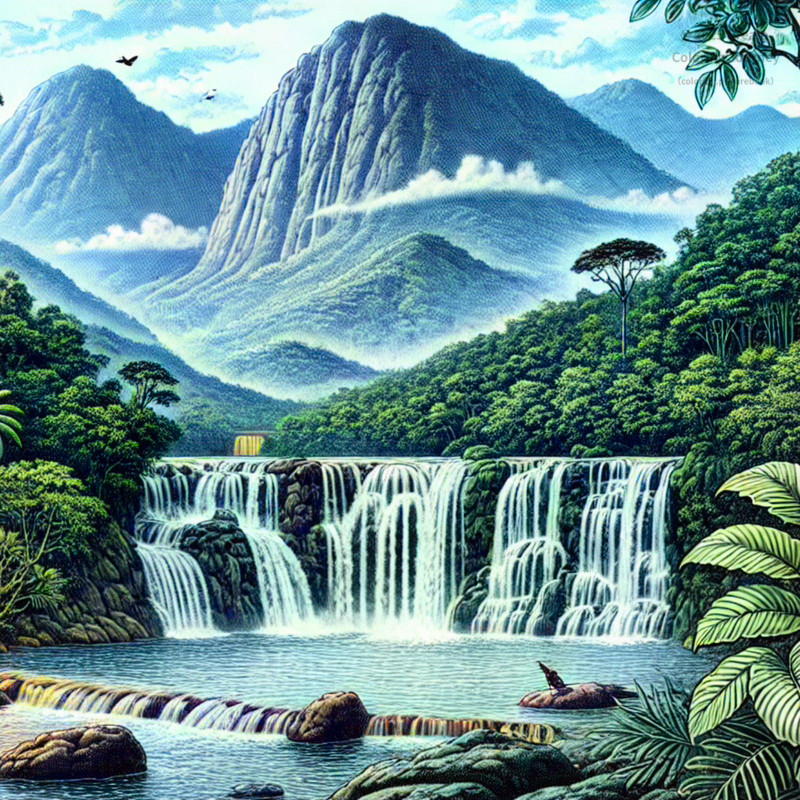 18. Minca Waterfall and Mountain View