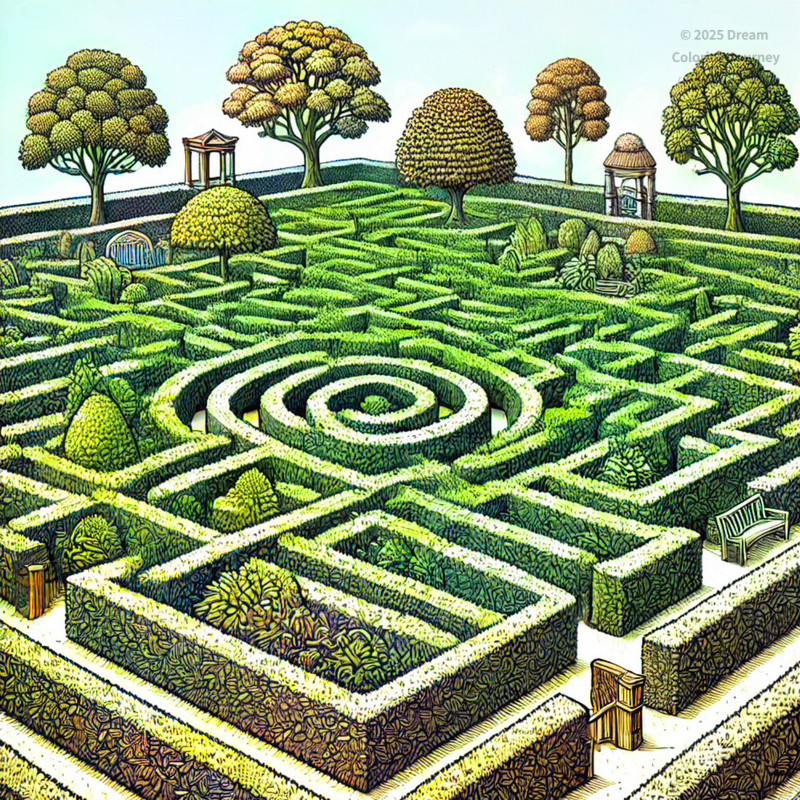 19. Garden Maze of Hedges