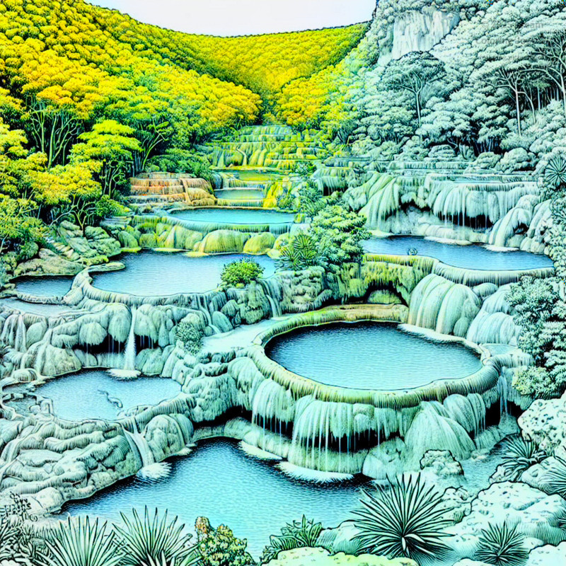 20. Seven Blue Pools (Hidden Oasis)