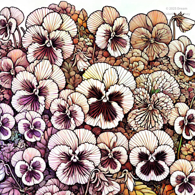 20. Pansy Garden