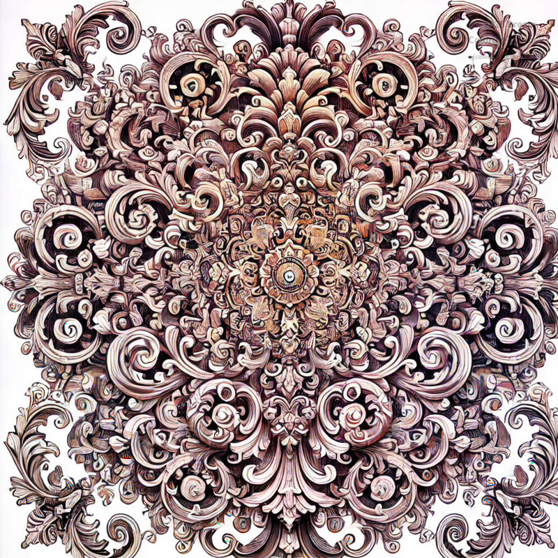20. Baroque Mandala