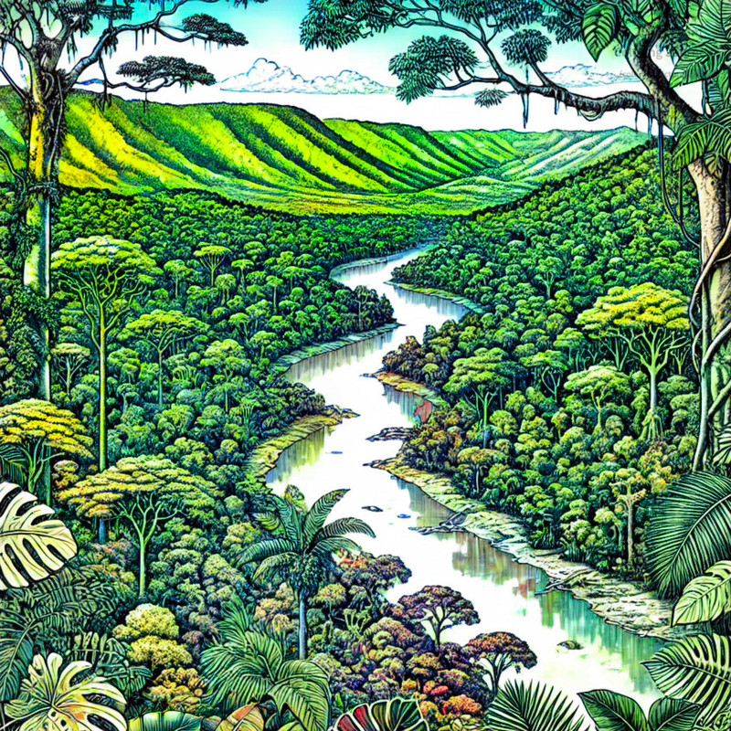 21. Amazon Basin Scenic View