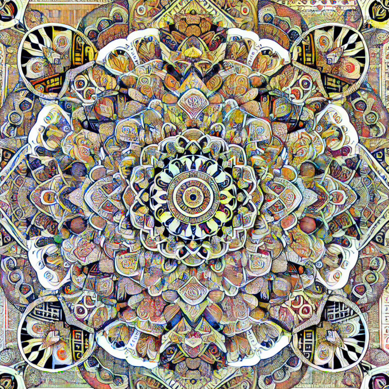 21. Textile Pattern Kaleidoscope