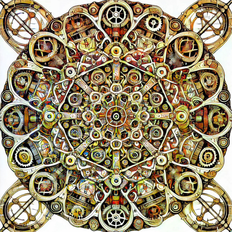21. Metallic Kaleidoscope