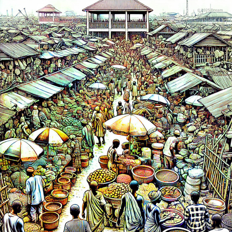 21. Kaneshie Market (Vibrant Market Scene)
