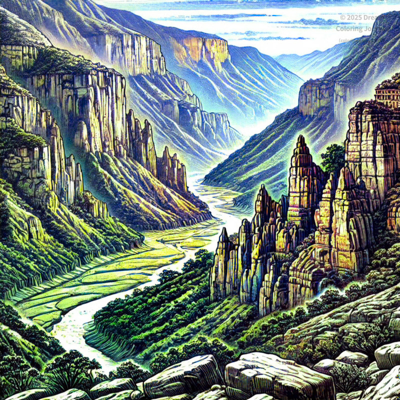 22. Chicamocha Canyon Landscape