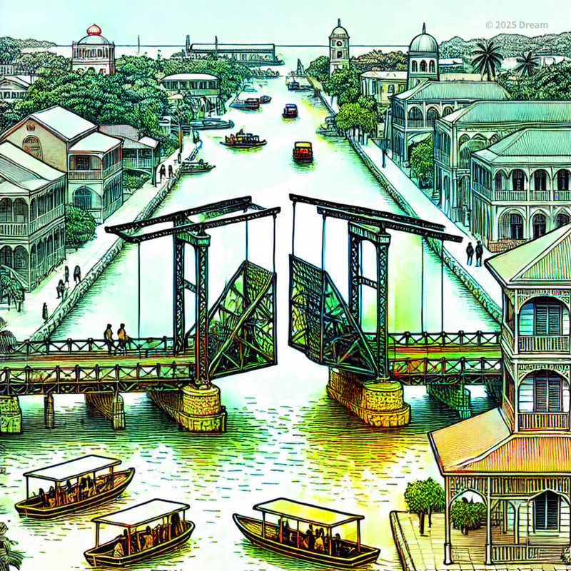 22. Swing Bridge in Belize City