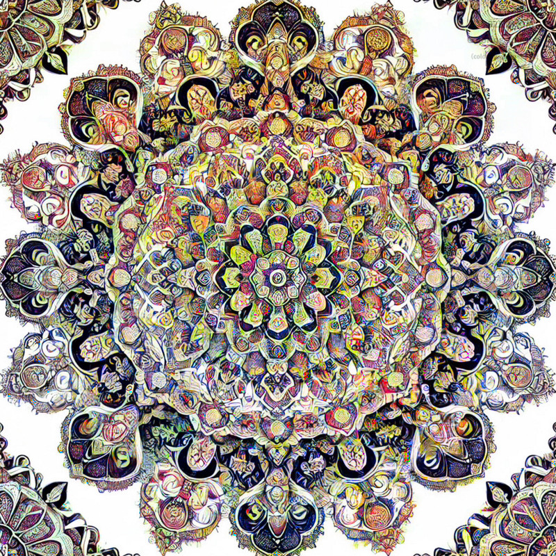 22. Lace Pattern Kaleidoscope