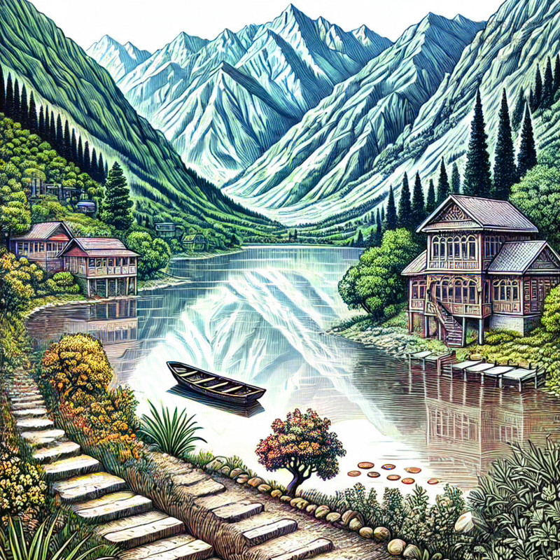 23. Lotus Lake and Kalam Valley