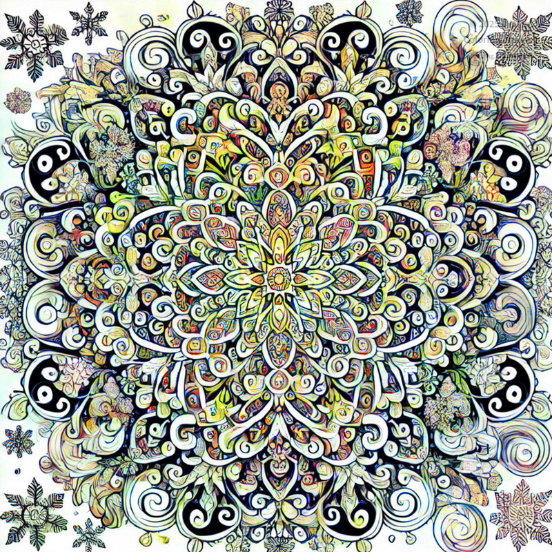 23. Ice & Snow Mandala
