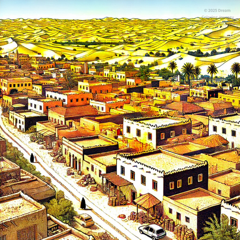 24. Berber Village in the Desert (Traditional Dwellings)