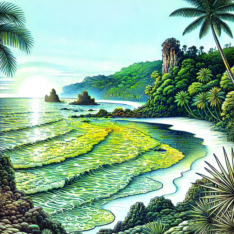 24. Sunset at Fongatave Beach