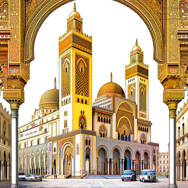 2. Djamaa El Kebir (Great Mosque of Algiers)