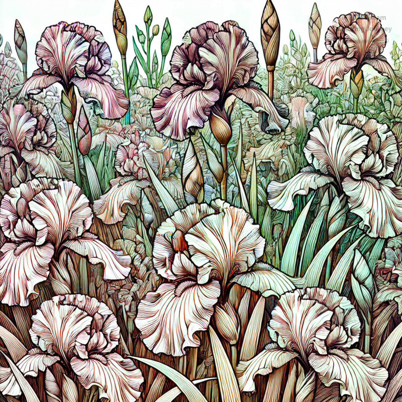 2. Iris Garden