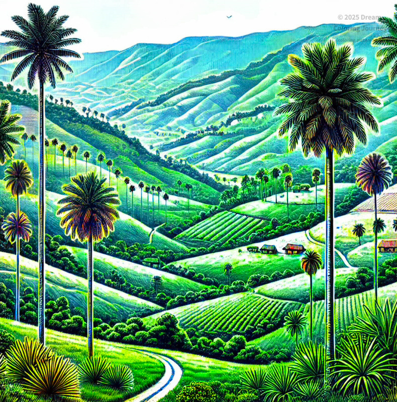 3. Cocora Valley with Wax Palms