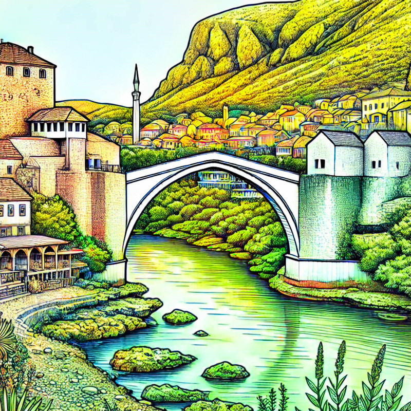 3. Stari Most (Old Bridge of Mostar)