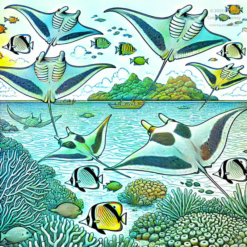 3. Hanifaru Bay Manta Rays