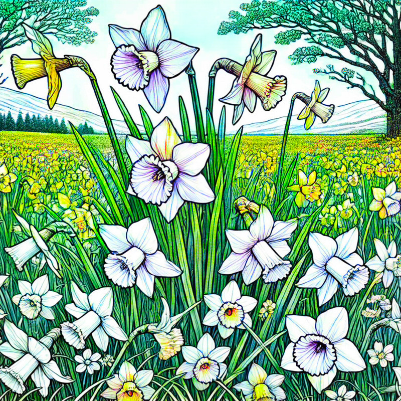 4. Daffodil Meadow