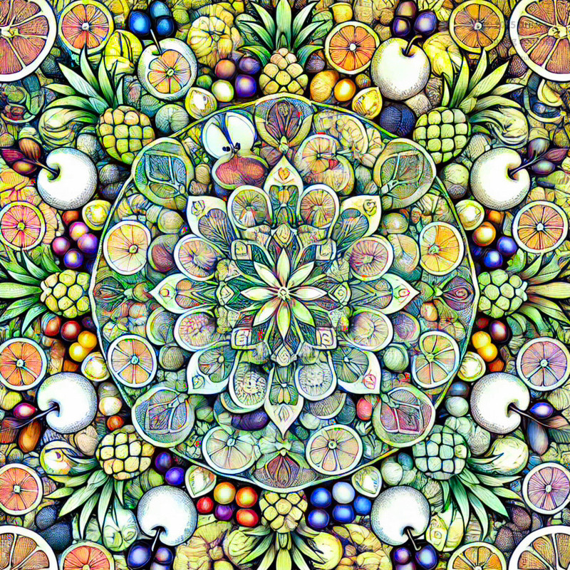 4. Fruit Kaleidoscope