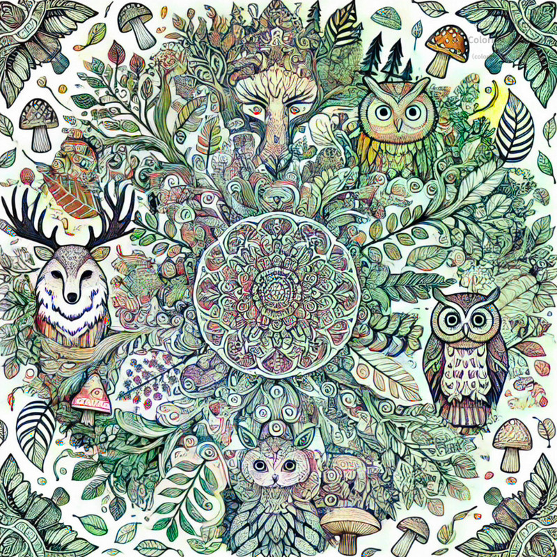 4. Forest Spirit Mandala