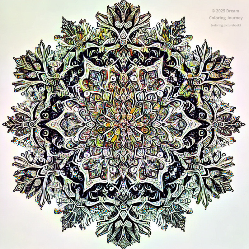 4. Snowflake Kaleidoscope