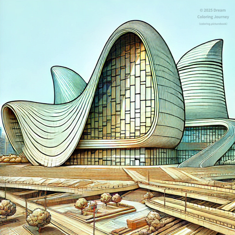 4. Heydar Aliyev Center (Baku)