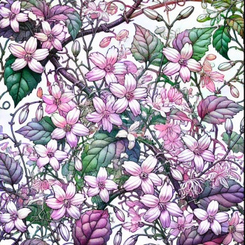 Flowers and Plants Coloring Book (Vol. 2)