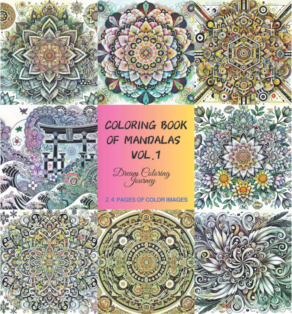 Coloring Book of Mandalas VOL.1