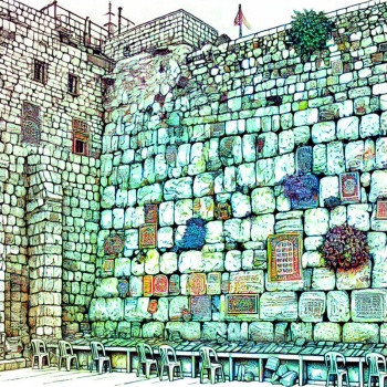 Israel Tourist Spot Coloring Page