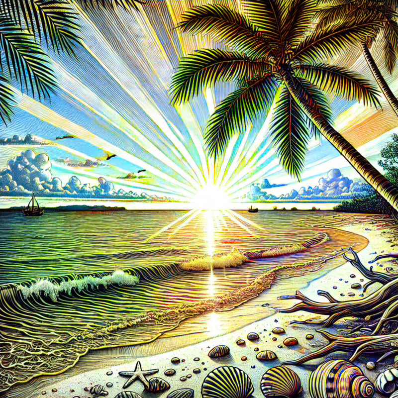 24. Sunset at Tropic of Cancer Beach