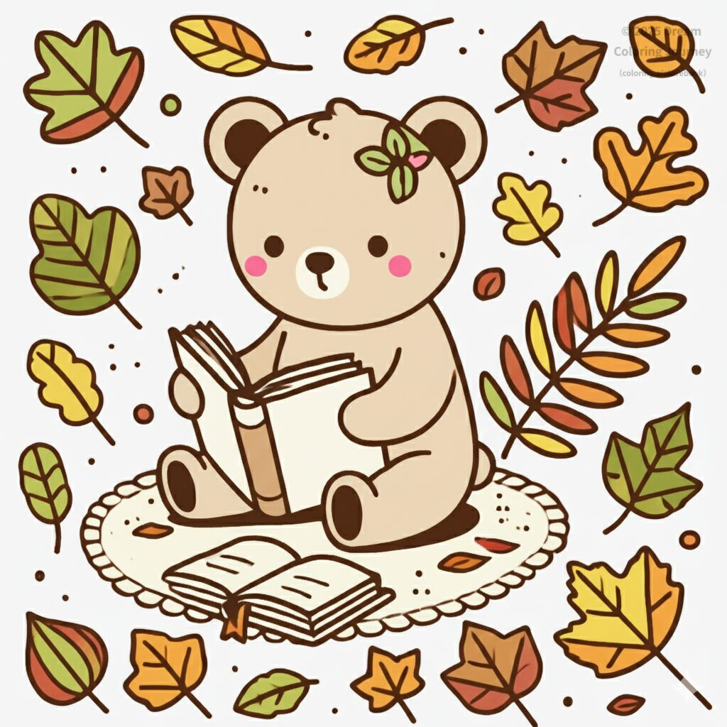 15. Reading on Fallen Leaves
