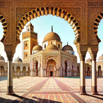 Tunisia Tourist Spot Coloring Page