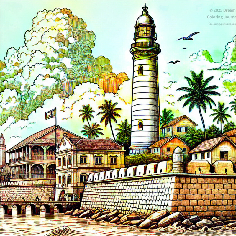 5. Galle Fort and Lighthouse