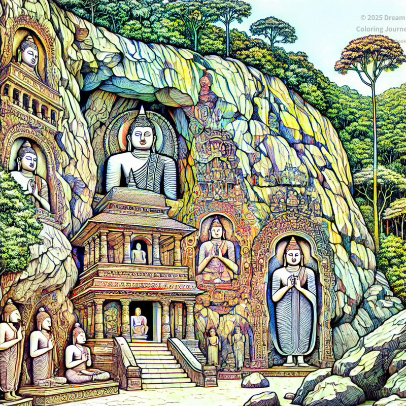 6. Dambulla Cave Temple (Golden Temple)