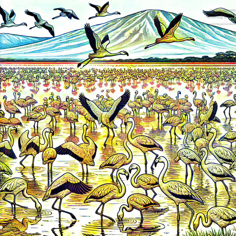 6. Flamingos of Lake Manyara