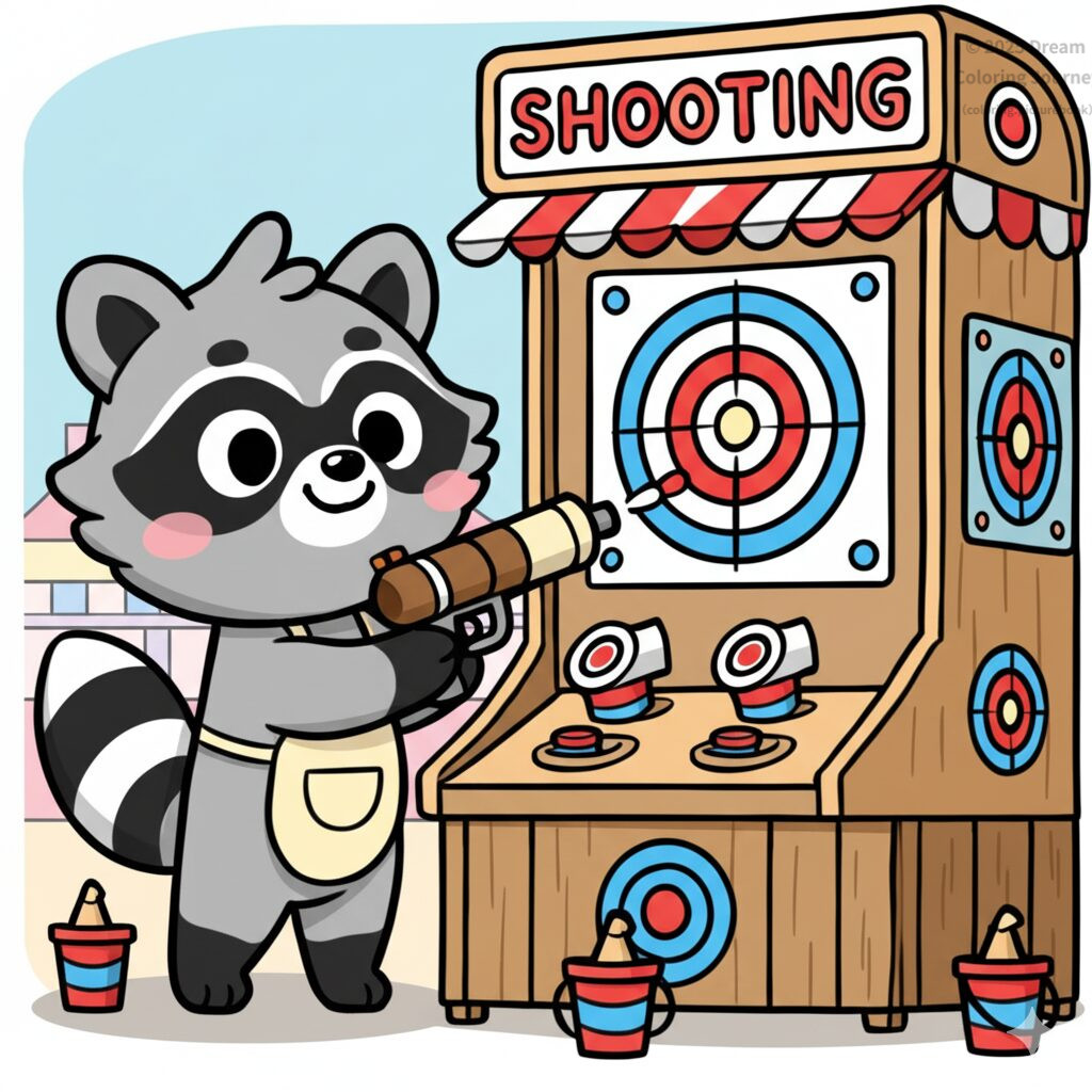 12. Raccoon's Shooting Game