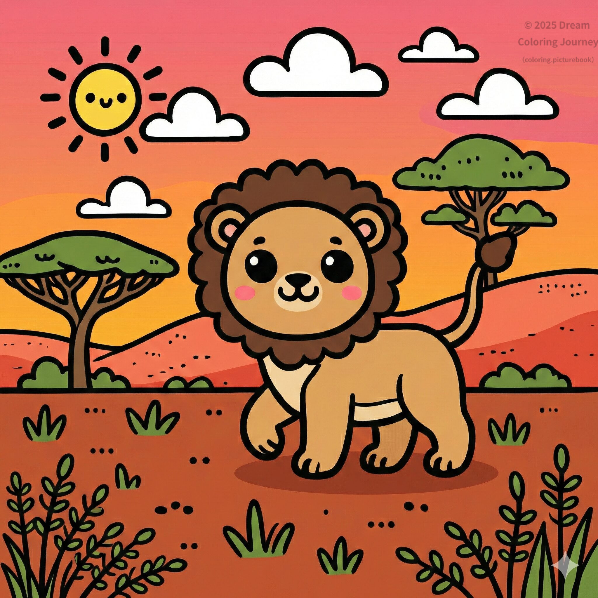 14. Kenya: African Savanna with a Lion