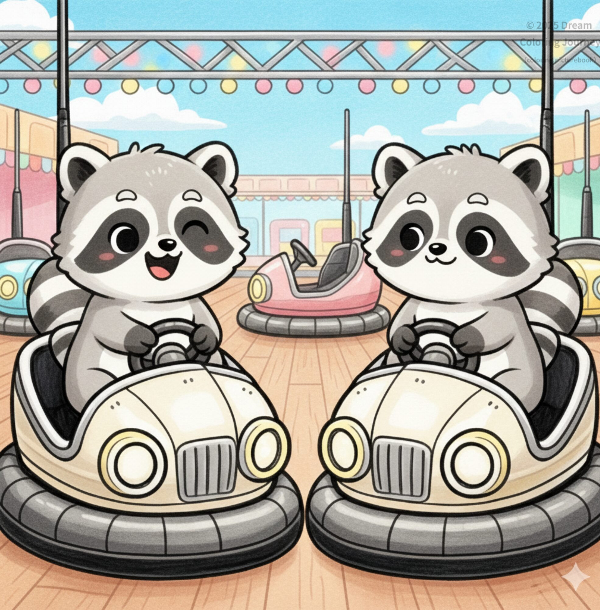 14. Tanuki's Bumper Cars