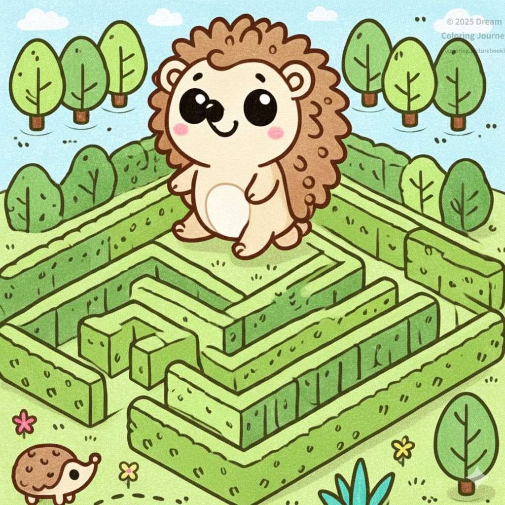15. Hedgehog's Maze